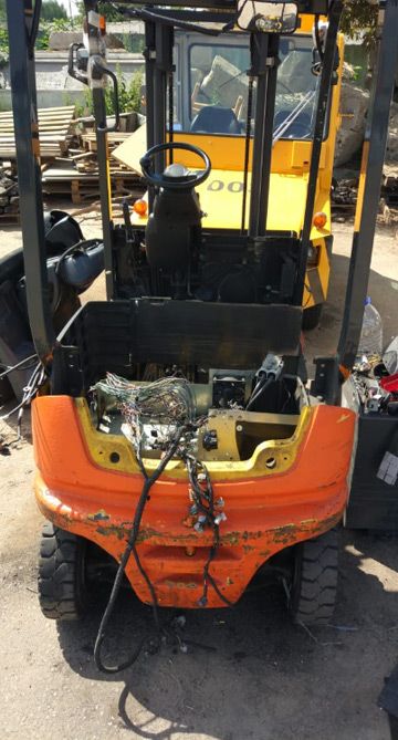 Ремонт проводки на электропогрузчике